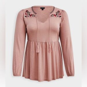 Torrid babydoll long sleeve